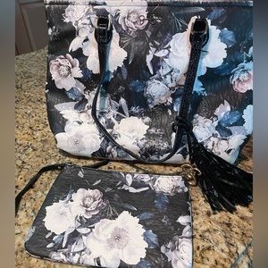 Jessica Simpson Floral Tote and Wallet